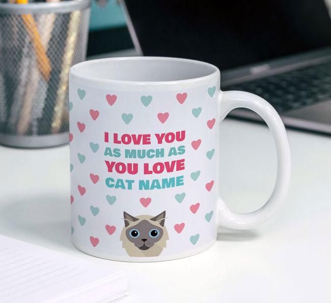'I Love You as Much as You Love...' - Personalized {breedCommonName} Mug